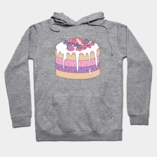 Mixed Berry Layered Cake Hoodie